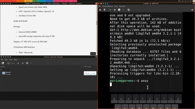 Axuy on Librem 5's phosh (on QEMU) смотреть онлайн