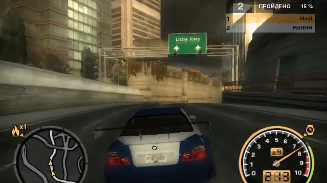 Прохождение NFS most wanted(2005) №1 смотреть онлайн