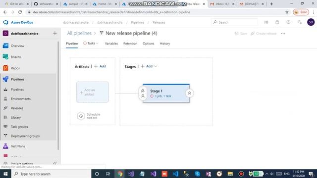 Azure DevOPS CI CD: Code push into to Azure Blob storage container смотреть онлайн