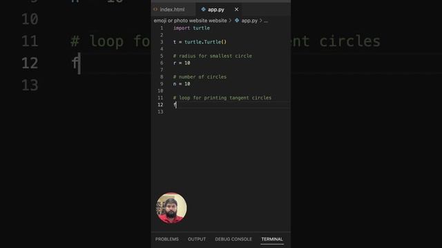 How to Draw Circle using Python? #python3 смотреть онлайн