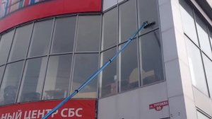 Помывка фасадов зданий по новейшей технологии.