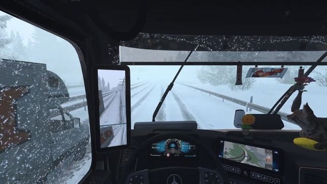 ETS2 1.49 Mercedes-Benz New Actros MP5 2019 I WINTER Mod [2589] EURO TRUCK SIMULATOR 2