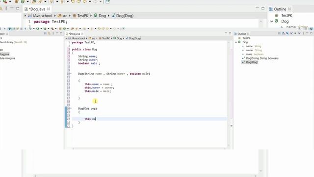 JAVA Programming -01 | TOPIC-CONSTRUCTOR AND COPY CONSTRUCTOR. #constructors. #copyconstructors смотреть онлайн