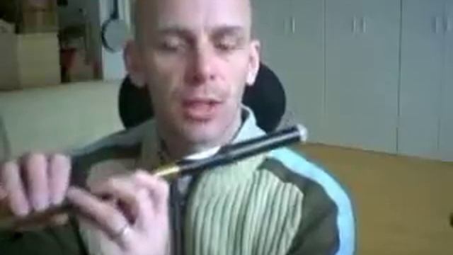 Chinese Bawu Flute In Case, Wonderful Sound. Ethnic