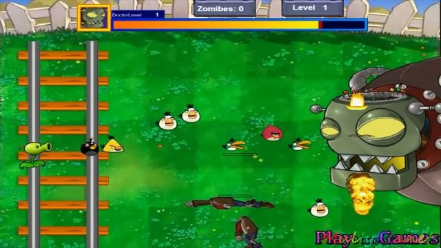 Энгри бёрдс против зомби / Angry Birds Vs Zombies