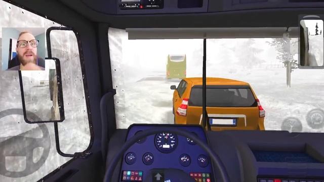 НЕВЕРОЯТНО СЛОЖНЫЙ МАРШРУТ В TRUCK SIMULATOR ULTIMATE ПО ЗАСНЕЖЕННОЙ РОССИИ смотреть онлайн