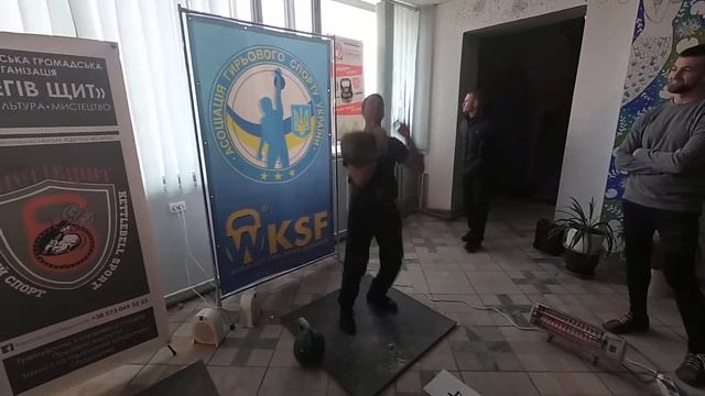 Толчок Гордеевской гири 50 кг - 3 раза. Островерхов смотреть онлайн