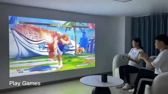 Портативный мини 3D проектор BYINTEK P20 Smart Android Home Theater смотреть онлайн