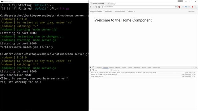 Angular 2 + Node.js - Build Socket Chat Application смотреть онлайн
