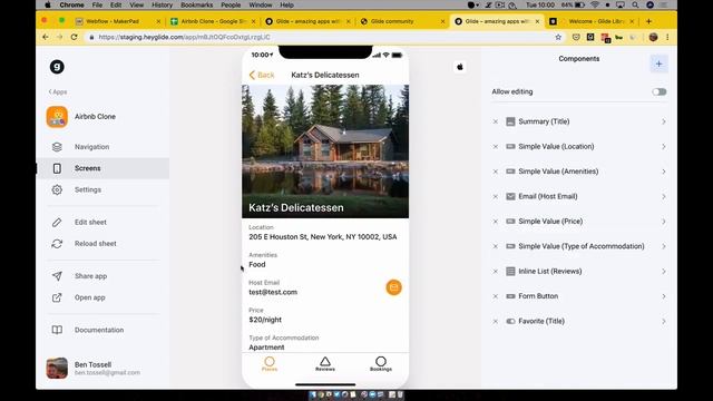 Airbnb Mobile App Clone Tutorial (Demo) - no-code смотреть онлайн