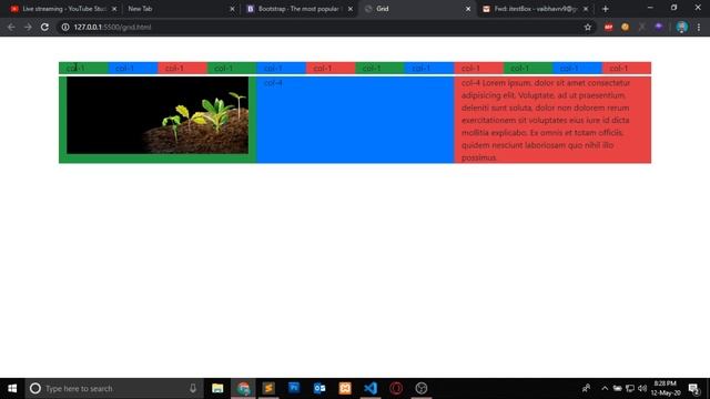 Day 9 - Grid System in Bootstrap 4 by Ravindra Vaibhav смотреть онлайн