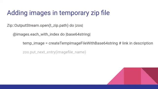 Ruby on Rails - Export base64 image strings as Zip images смотреть онлайн