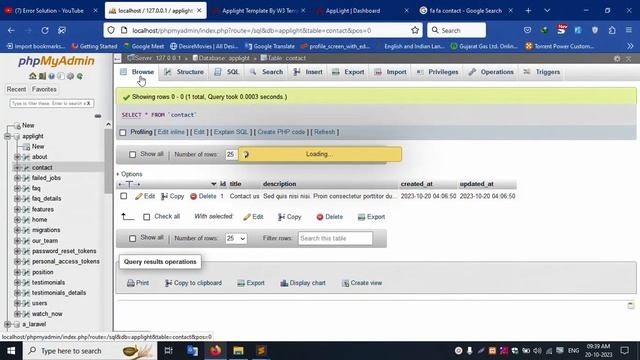 #22 Contact Admin Database Value Update and Front side Contact show | One Page Website in Laravel 1 смотреть онлайн