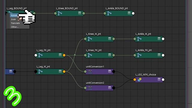 How to create a FK IK Switch with Colour Blend Nodes in Maya смотреть онлайн