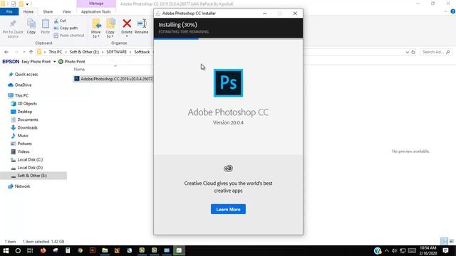 Adobe Photoshop Setup CC 2019 смотреть онлайн