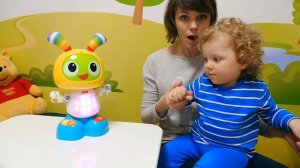 Видео для Малышей - Интерактивный Робот Зайчик БИБО и малыш Никита. Игры для самых маленьких детей