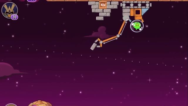 Angry Birds Space Brass Hogs 9-24 Walkthrough 3 Star смотреть онлайн