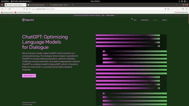 ChatGPT Introduction | Using ChatGPT in Python | ChatGPT - 1 смотреть онлайн