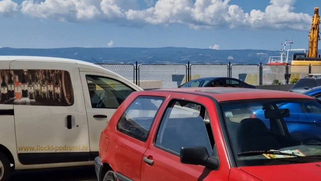 Отпуск в Хорватии/Едем в город Омиш/Прогулка с семьёй/Наш обед/Kroatien Omiš