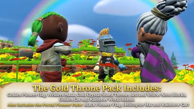 Portal Knights The Gold Throne Pack Trailer 1080p 60fps смотреть онлайн