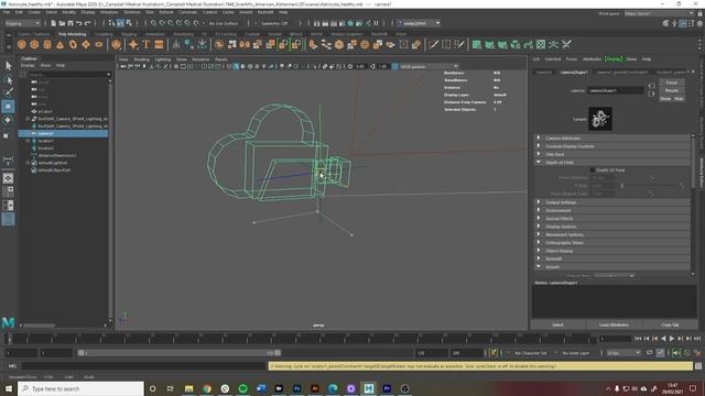 Maya Tutorial: Autofocus camera using connection editor for Depth of Field. Arnold & Redshift смотреть онлайн