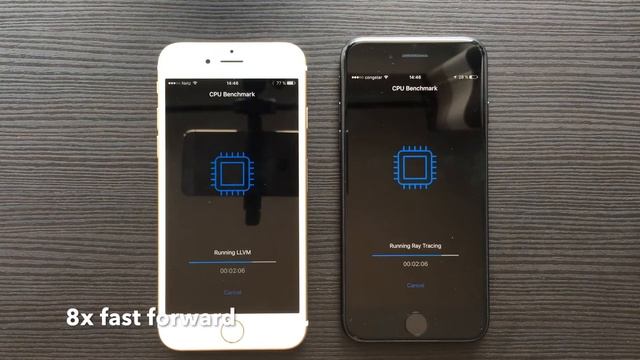iPhone 7 vs iPhone 6S Geekbench 4/ Apple A10 Fusion vs A9 смотреть онлайн