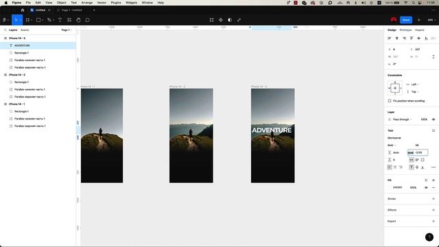 2.8· Как создать Parallax Effect.Курс Figma Motion и главные правила UX смотреть онлайн