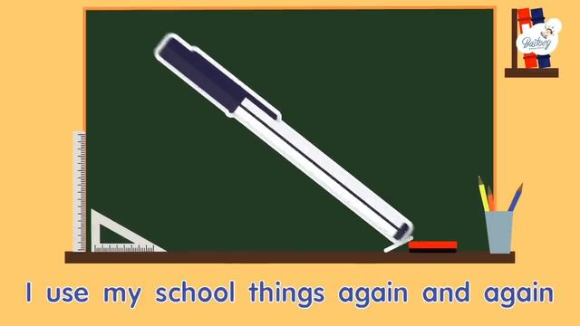 School Things Song - English Camp Song - Cover By Baitoey Homeschool