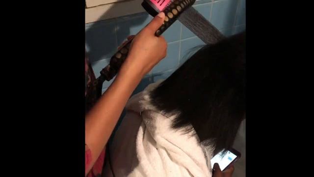 Irena's 6 Months Post Big Chop | Straightening Natural Hair & Trimming