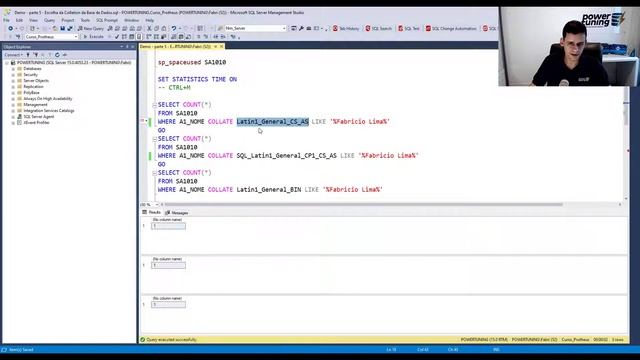 Qual collation escolher no SQL Server? Ela influencia na performance? смотреть онлайн