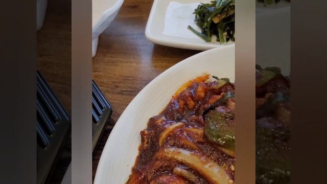 2020년 11월 Обеденное меню корейского ресторана в Пусане.  Busan Korean Restaurant Lunch Menu.