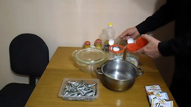 Пряный посол хамсы. Анчоусы, килька. смотреть онлайн