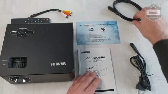 WiMiUS S2 Projector - Mini vidéoprojecteur 720P avec support 1080P - 5000 Lumens - Unboxing смотреть онлайн