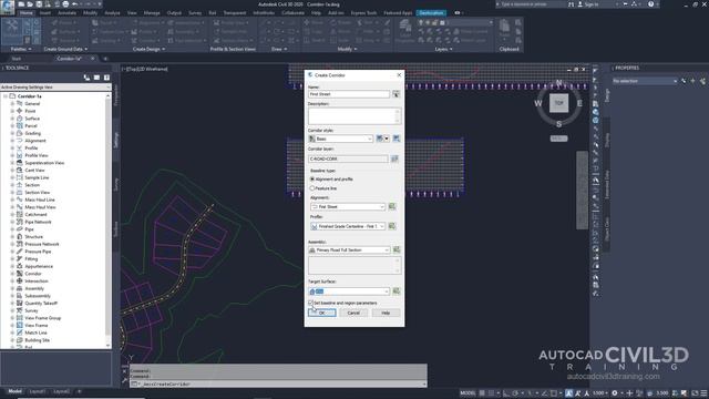 Creating a Basic Corridor Model in Civil 3D 2018, 2019, 2020, 2021 смотреть онлайн
