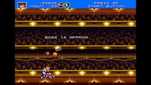 Sega Mega Drive 2 (Smd) 16-bit Gunstar Heroes Stage 2