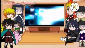 ☺︎◉Demon slayer React to Sans Aus vs Nec◉☻ (Late)