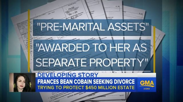 Kurt Cobain's Daughter Frances Seeks to Protect Inheritance in Divorce смотреть онлайн