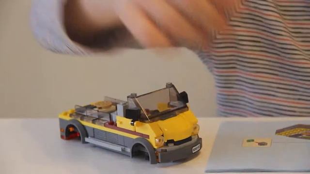 Сборка Lego City 60150 Фургон-пиццерия - Lego City 60150 Pizza Van