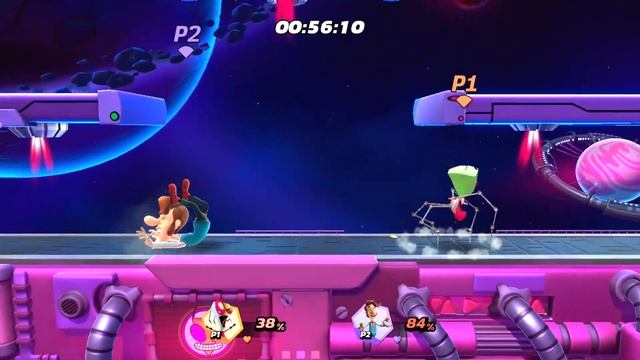 Nickelodeon All-Star Brawl - Invader ZIM Vs Hugh Neutron DLC смотреть онлайн