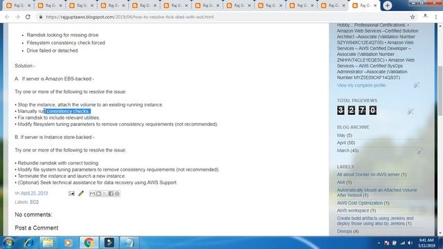 How To Resolve fsck died With Exit Status Error Of EC2 Server | AWS in English | Raj Gupta смотреть онлайн