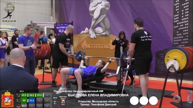 Всероссийский турнир WPF «МЕГАПОЛИС 2023» 12.03.2023 года (Быстрова Елена). смотреть онлайн