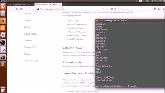 Install Laravel Framework in Ubuntu 14.04 (Laravel 5.5 with PHP 7.0) смотреть онлайн