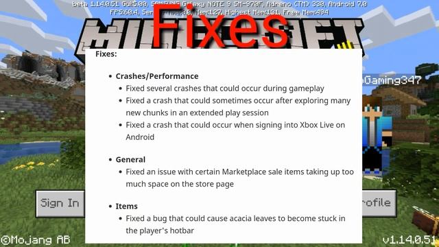 Minecraft 1.14.0.51 Update Download смотреть онлайн