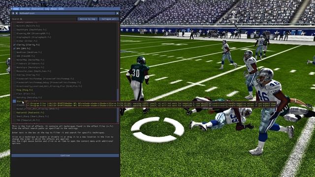 Madden 2008 with ReShade, a Post Processing Visual Shader Tool Kit смотреть онлайн