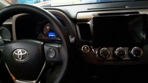 Внедрили оригинальную кнопу СТАРТ СТОП на Toyota Raf4 который на "ключе".