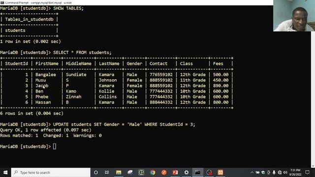 3 MySQL Database Update смотреть онлайн