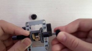 Как сделать блокировку дифференциала из лего техник.