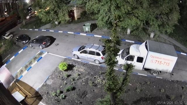 Демонстрация записи видео IP камеры Vstarcam C8831WIP х4Ночь работа без ИК подсветки смотреть онлайн