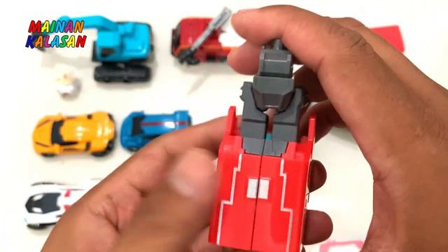 The Tobot Rescue Squad Robot Combine Transformer Car Robocar Poli Galaxy Train Magma Six Mainan Toy смотреть онлайн