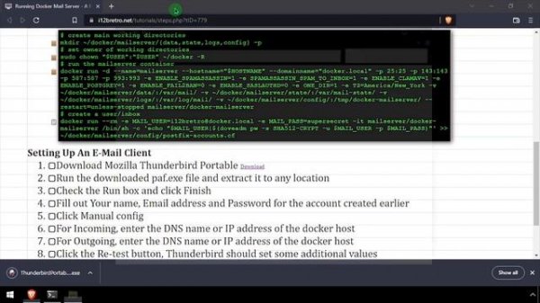 Running Docker Mail Server - A Full Stack Email Solution - In Docker